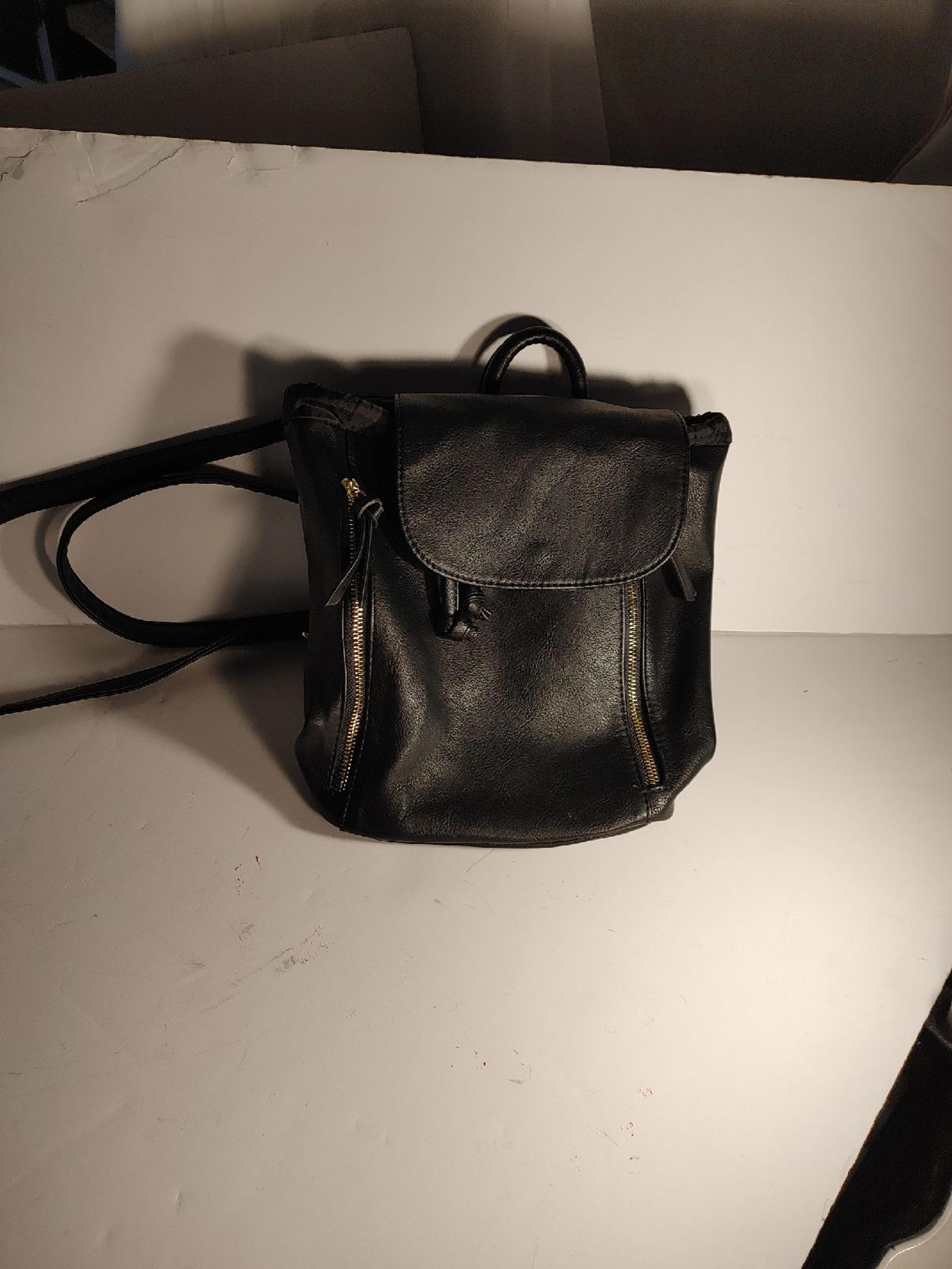 Black BackPack Handbag Massimo Supply Co