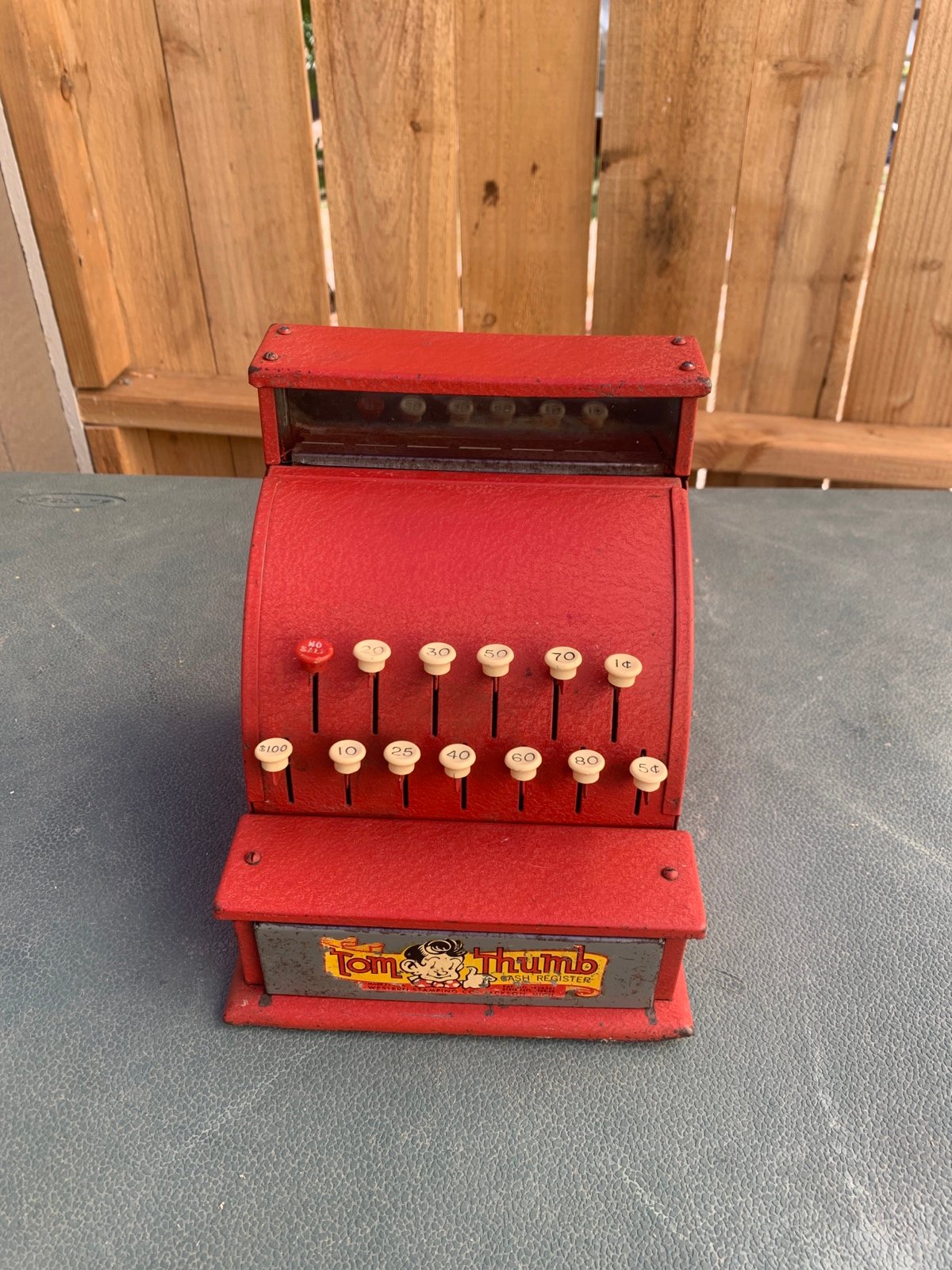 Tom thumb Vintage cash register