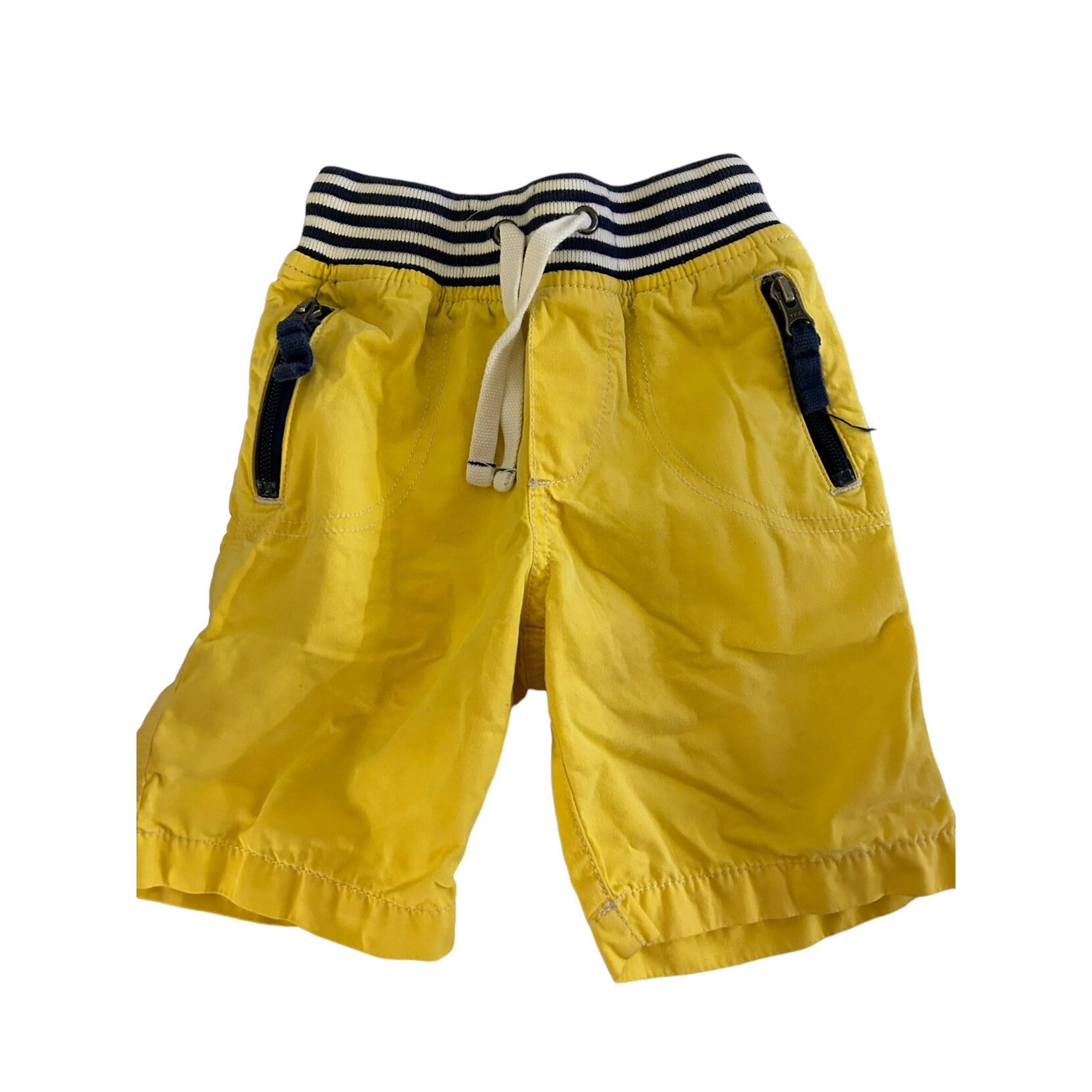 Mini Boden Yellow Shorts size 2