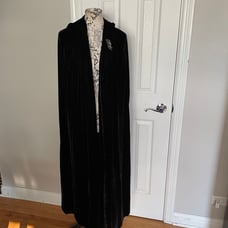 NWT Velvet cape one size Whimsygoth rave emo gothic costume cosplay vintage OS