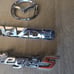 2002-2003 Genuine Mazda Protege5 Rear Trunk Nameplate & Badge Emblem Set