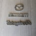 2002-2003 Genuine Mazda Protege5 Rear Trunk Nameplate & Badge Emblem Set