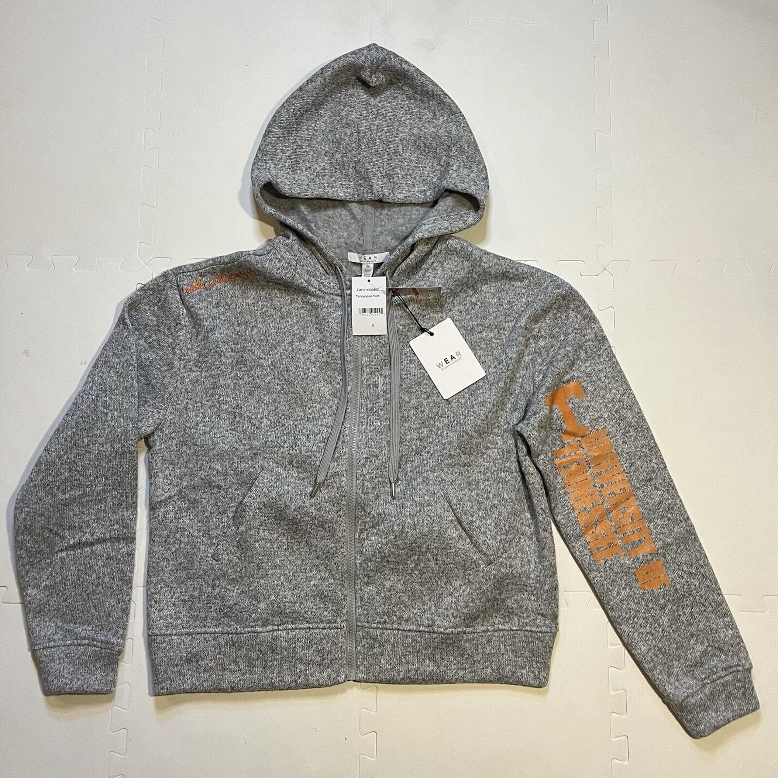 WEAR by Erin Andrews Tennessee Volunteers Women’s Small Gray Hoodie Spell Out