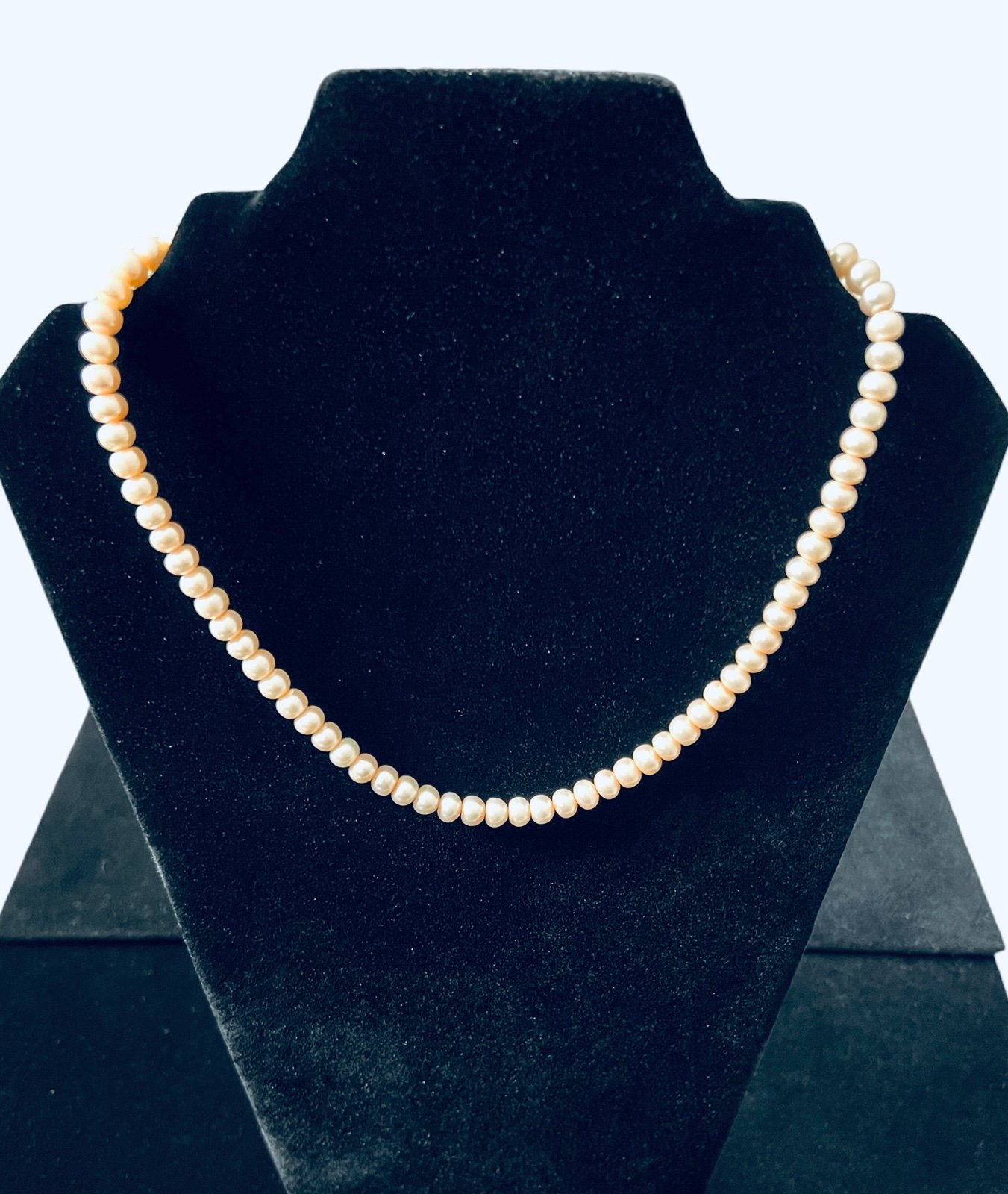 Imperial Pearl Syndicate Sterling Silver Freshwater Pearls Single Stand Necklace