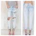One x OneTeaspoon Awesome Baggies Denim Boyfriend Jeans Distressed Light Wash 28