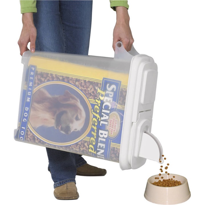 32 Quart Bag-In Pet Food Dispenser, Holds up To 22 lbs Pet Supply