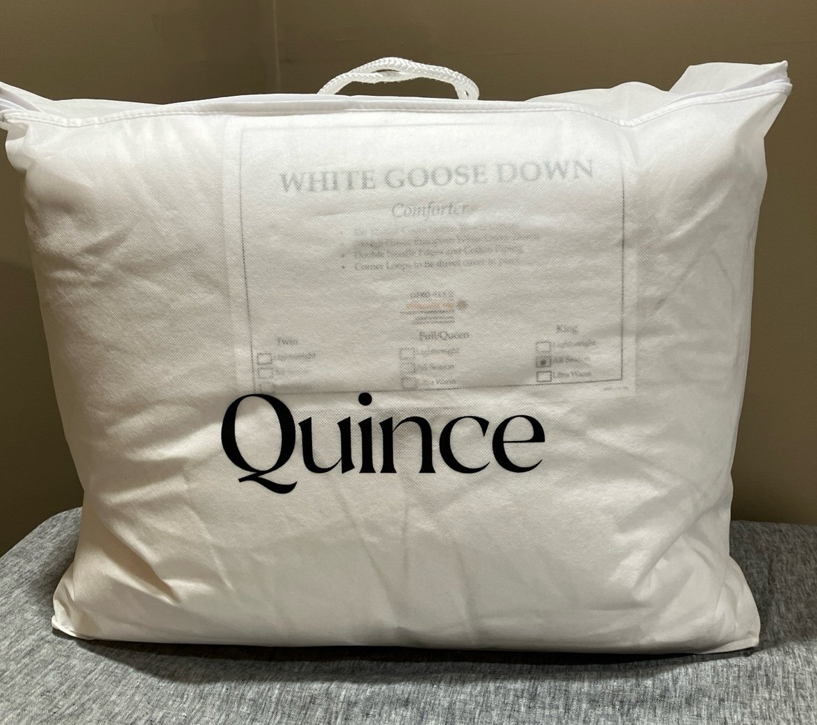 New Quince Goose Down King/Cal King Comforter I72