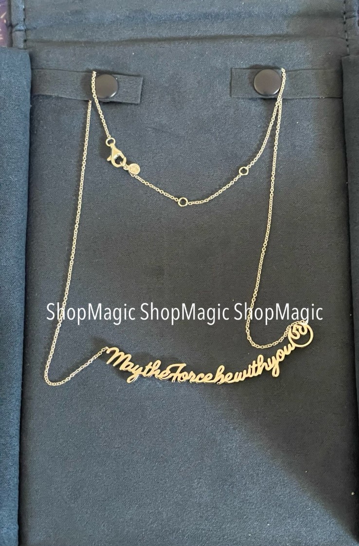 Disney Parks x Crislu “May the Force Be With You” Necklace