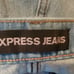 Express NWT mid-rise cropped DISTRESSED size 14