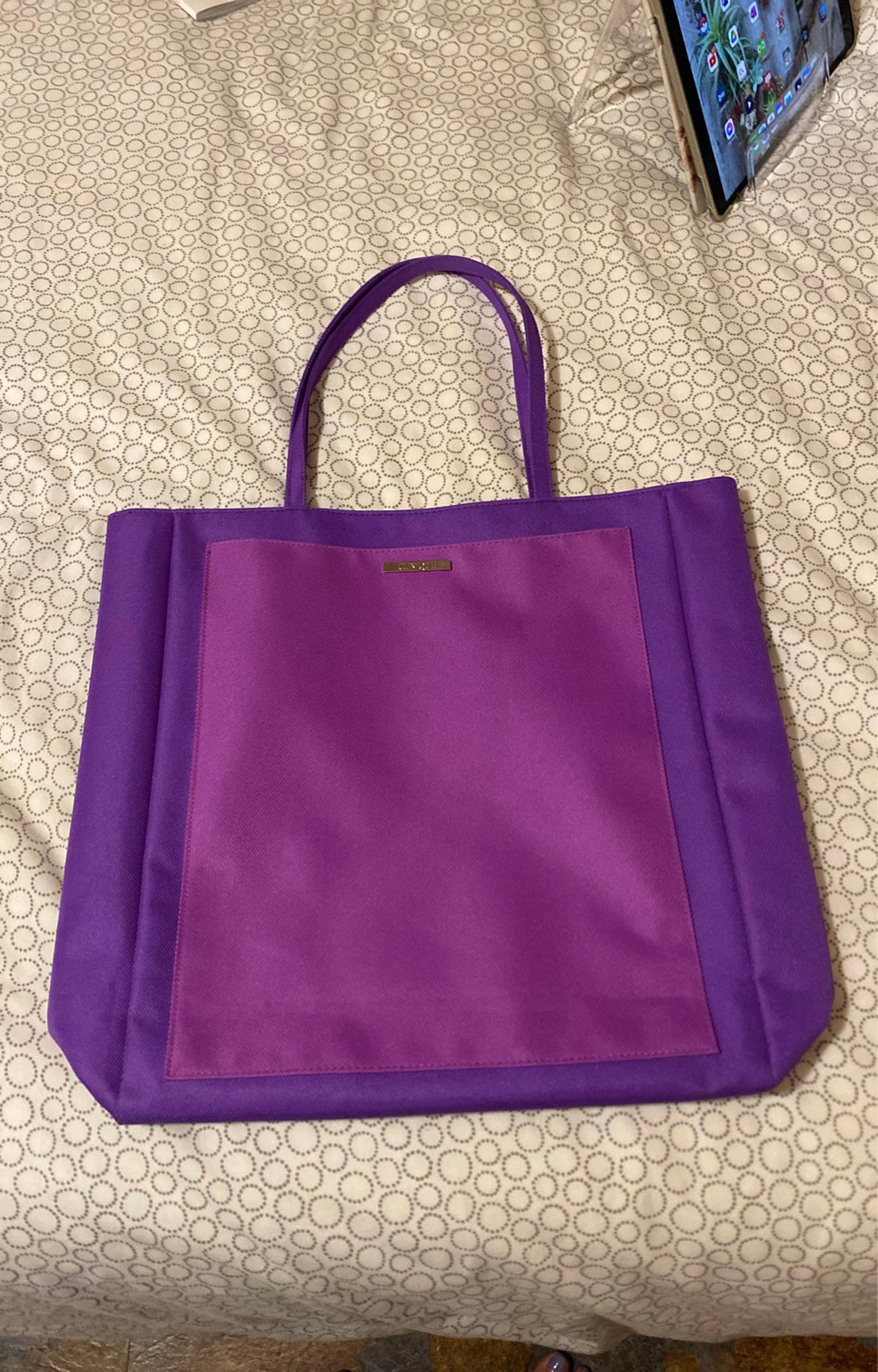Purple Clinique Tote