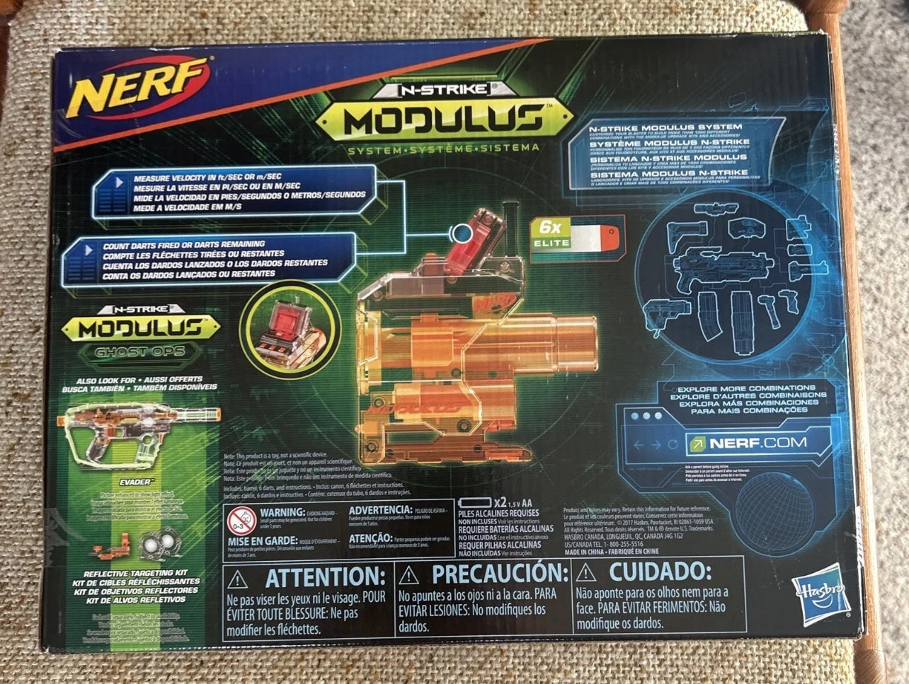 Nerf Barrel Chronometer ( measures speed of darts) new in box