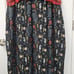 Carolina K Kaftan Sea Horse Coral Shell Short Sleeve Maxi Dress Blue Beach M