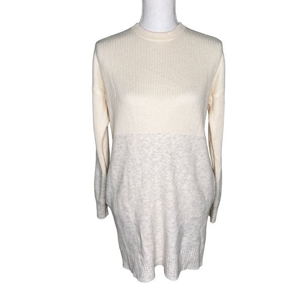 Lululemon Restful Intention sweater in cream and gray