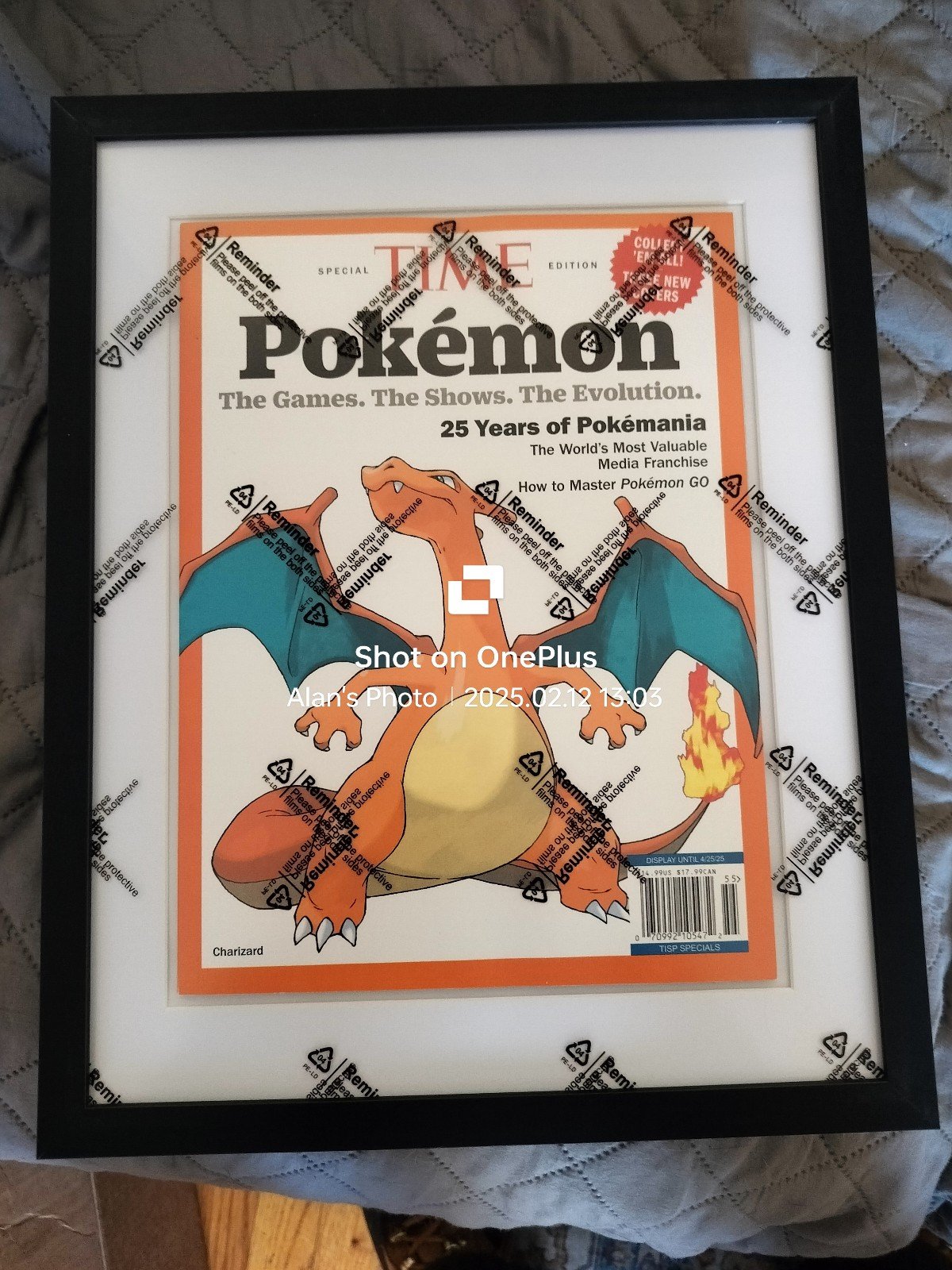 10 Framed Pokemon Time Magazines