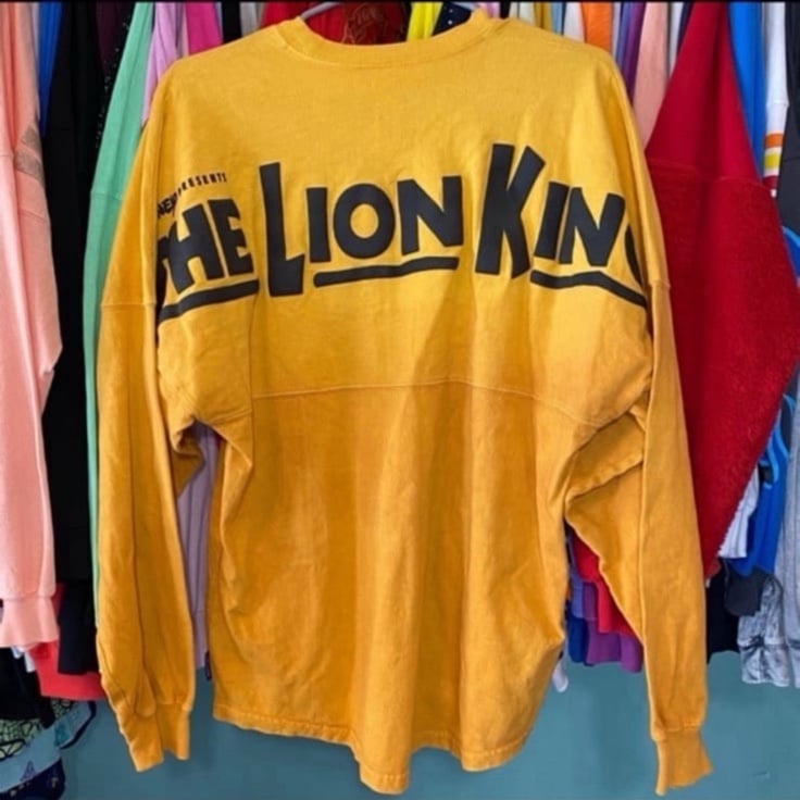 Disney parks x Broadway Lion King the musical Spirit Jersey S NWOT
