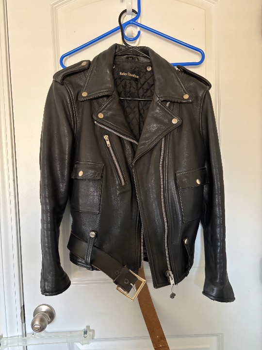 Harley Davidson Vintage Leather Moto Jacket