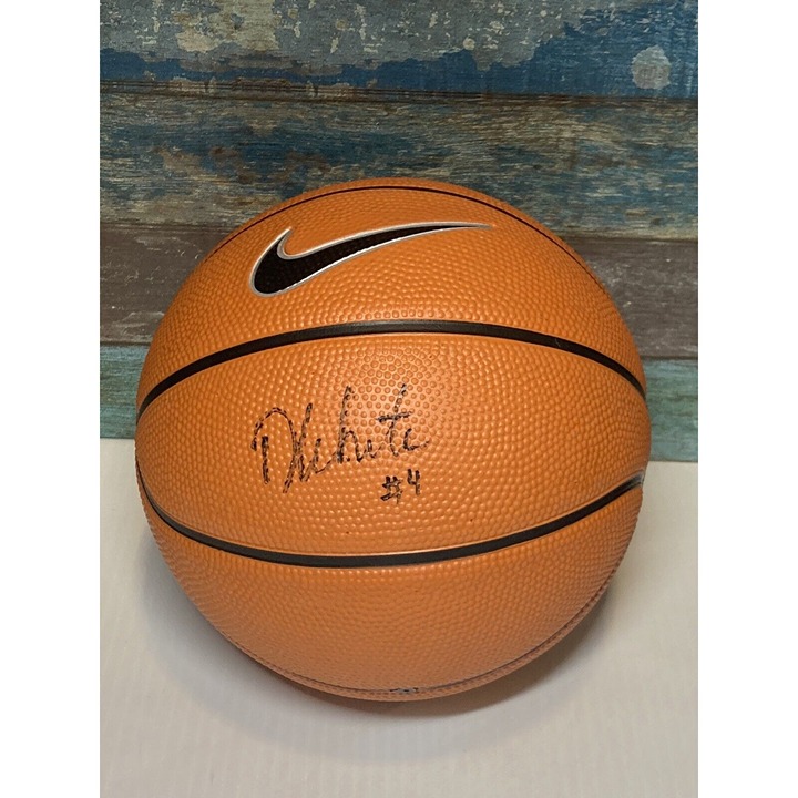Derrick White Signed Auto Mini Nike Basketball Celtics Spurs 2024 USA Olympics
