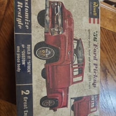 56 ford pickup 1/25 scale copyright 1962