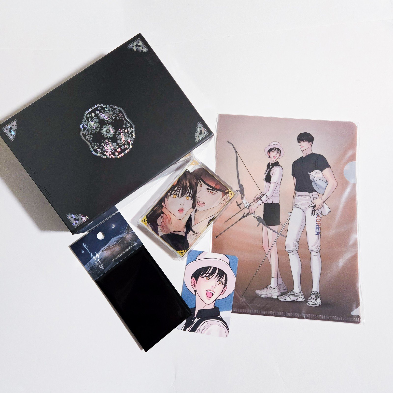 Painter of the Night celebration package with acrylic block sealed team lezhin