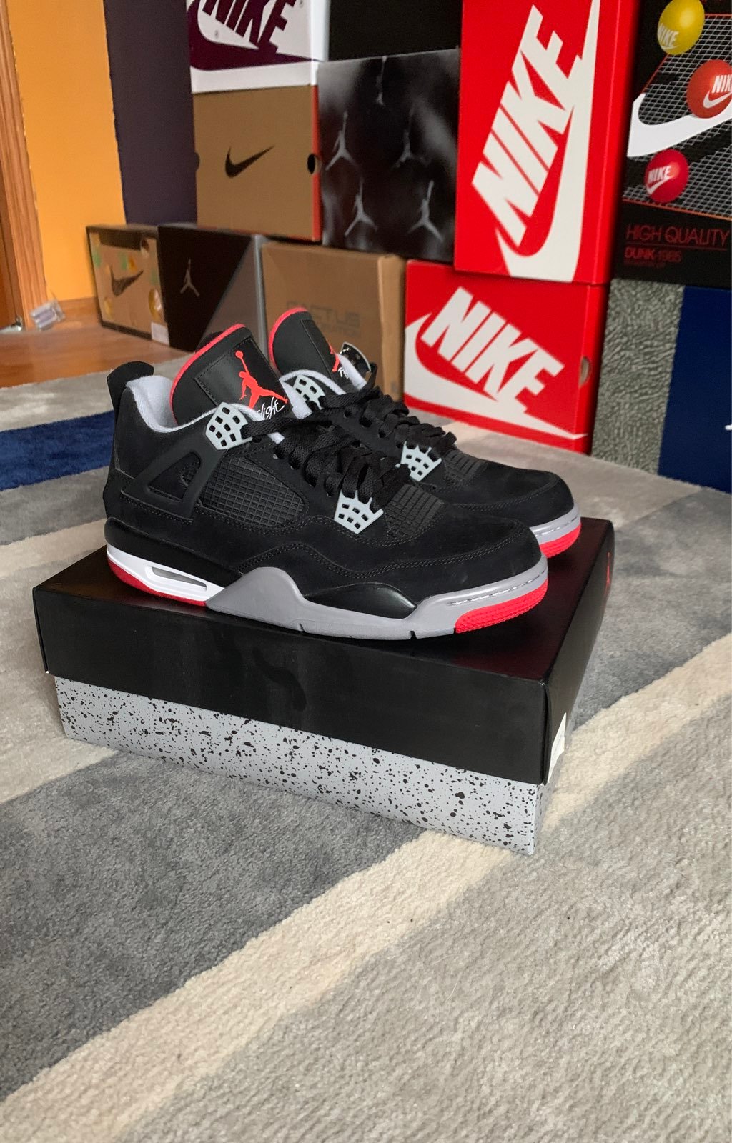 2012 jordan 4 black cement