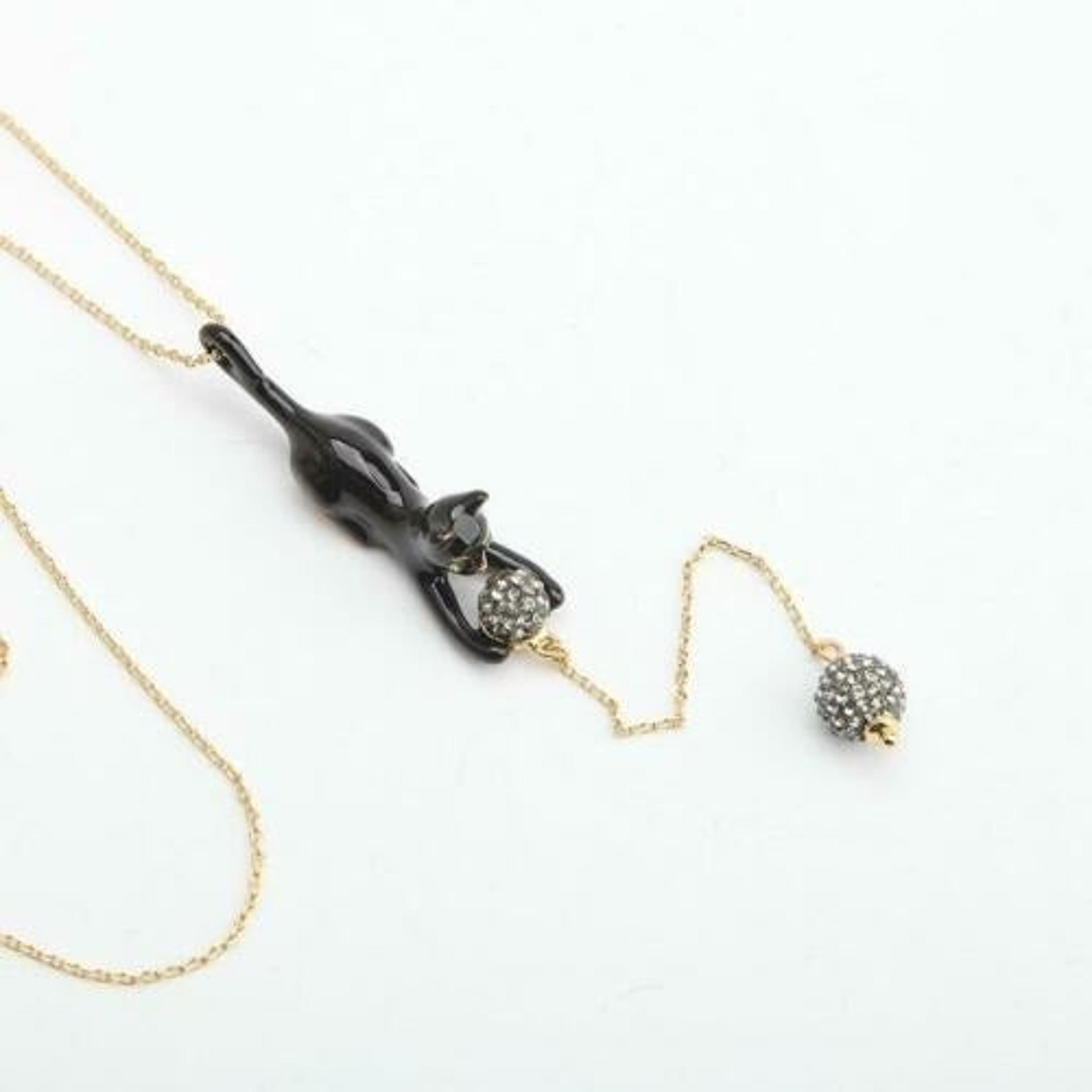 Cat necklace kate spade Clearance