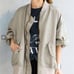 FRAMeWORK Nylon Twill MA-1 Jacket, Gray B