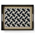 Diane Von Furstenberg Vintage Weave Neutral Melamine Rectangular serving tray