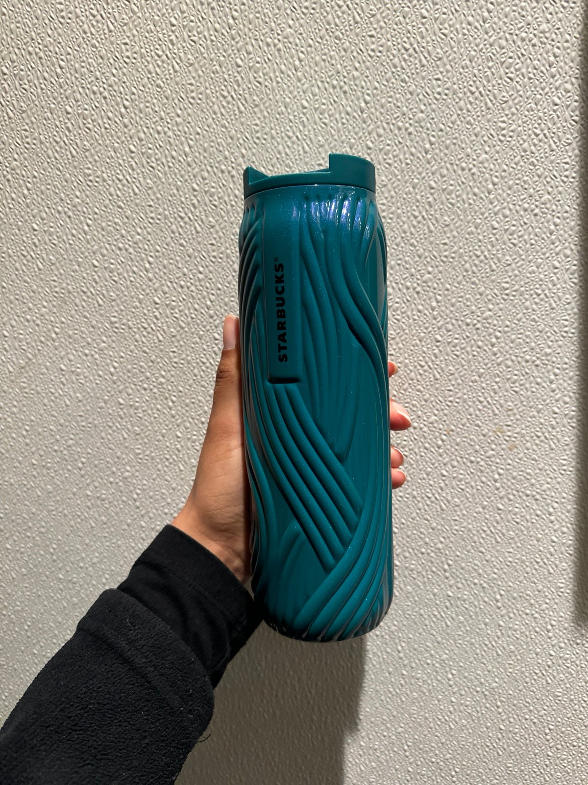 Starbucks spring 2025 teal hot tumbler