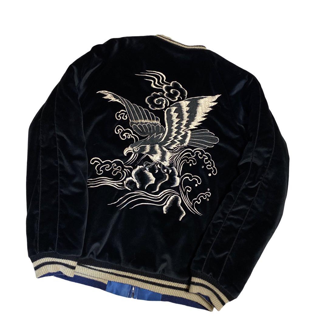 Gold Souvenir Jacket, Velvet, Tailor Toyo, Toyo Enterprises, Reversible