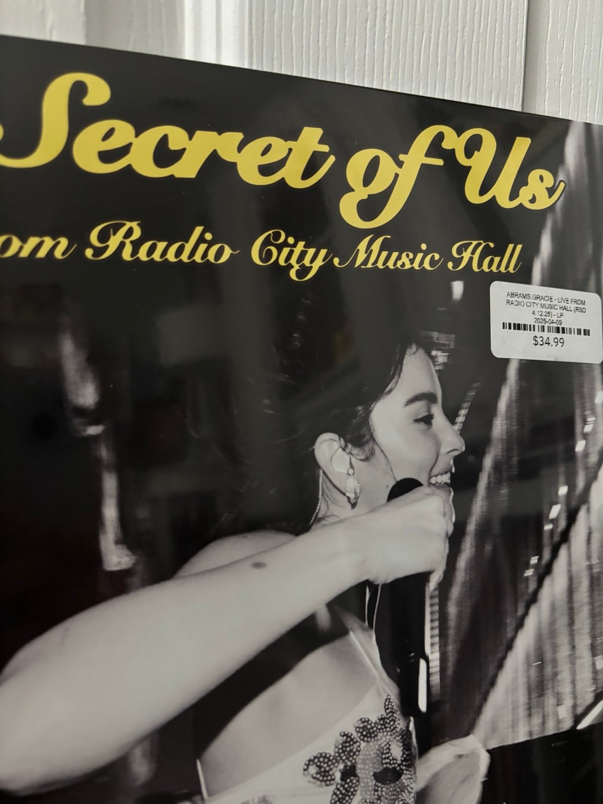 Gracie Abrams - The Secret of Us [Yellow Vinyl] | RECORD