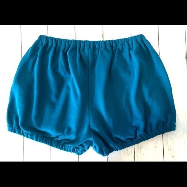 Something Navy True Teal Quilted Shorts