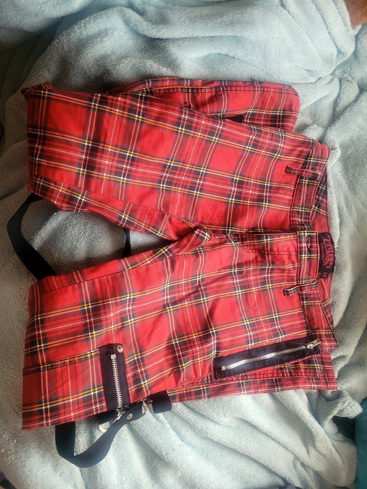 Tripp NYC Red Plaid Pants