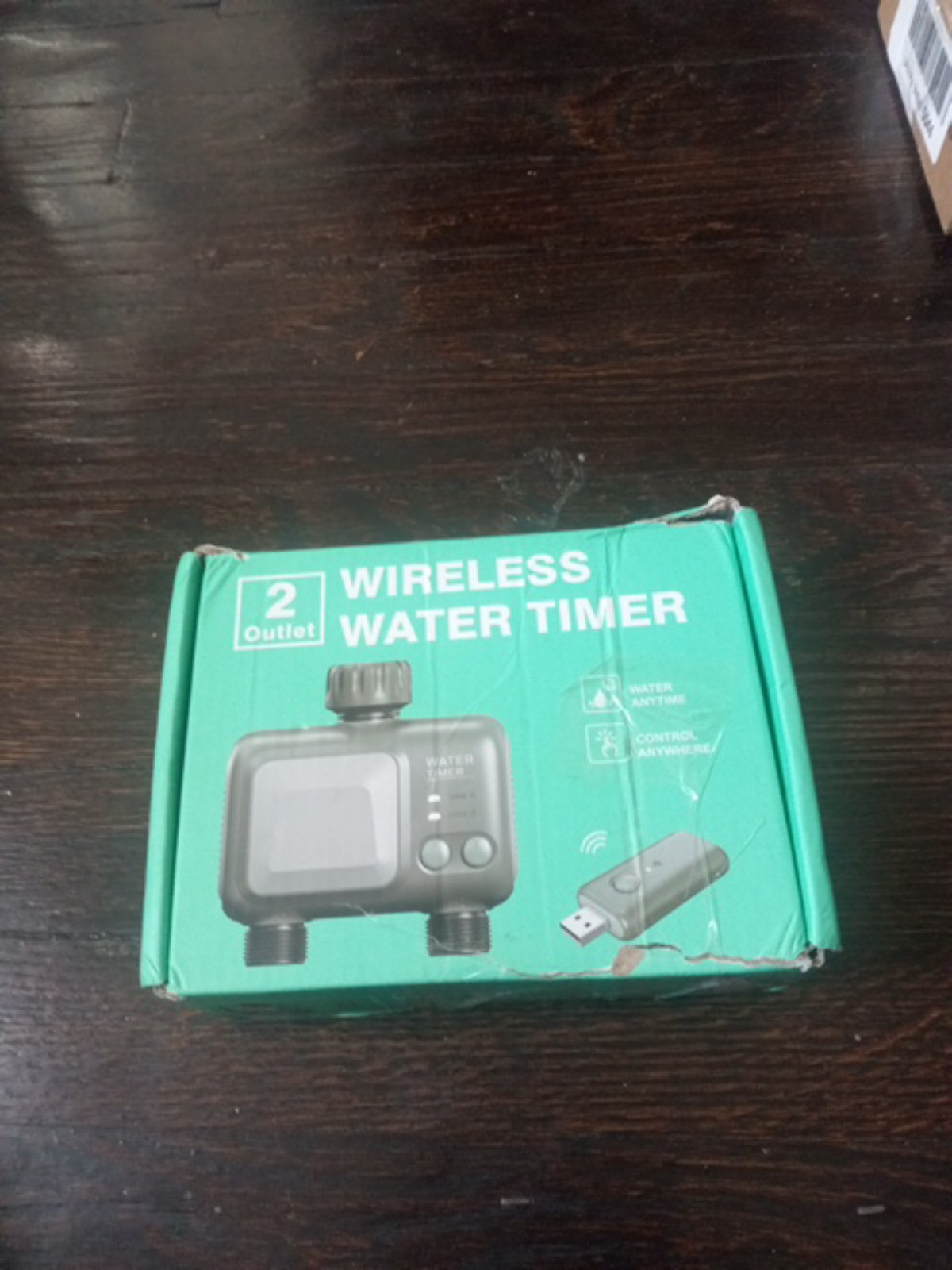 2 Zone Wireless Water Timer Garden Hose Faucet 2 Outlet