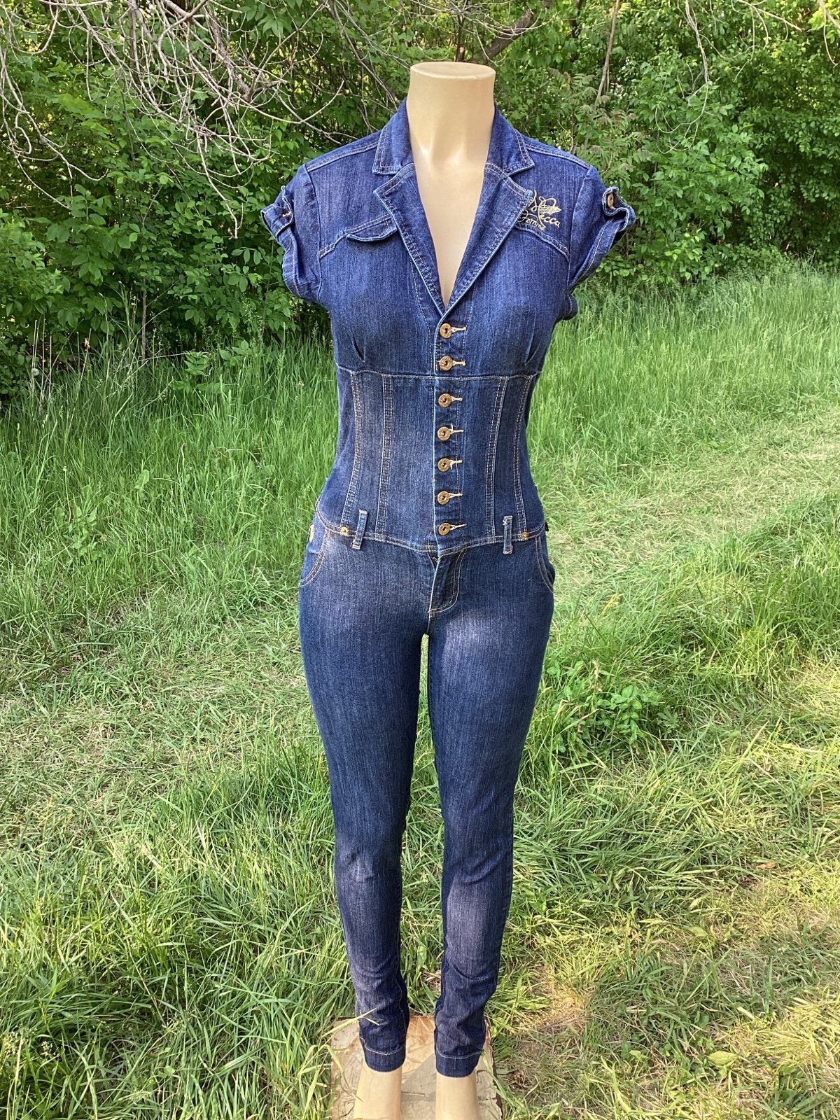 Mecca Femme Denim Jumpsuit