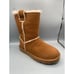 UGG Womens Chestnut Pull On Round Toe Classic Short Spill Seam Boots Size 5W NIB
