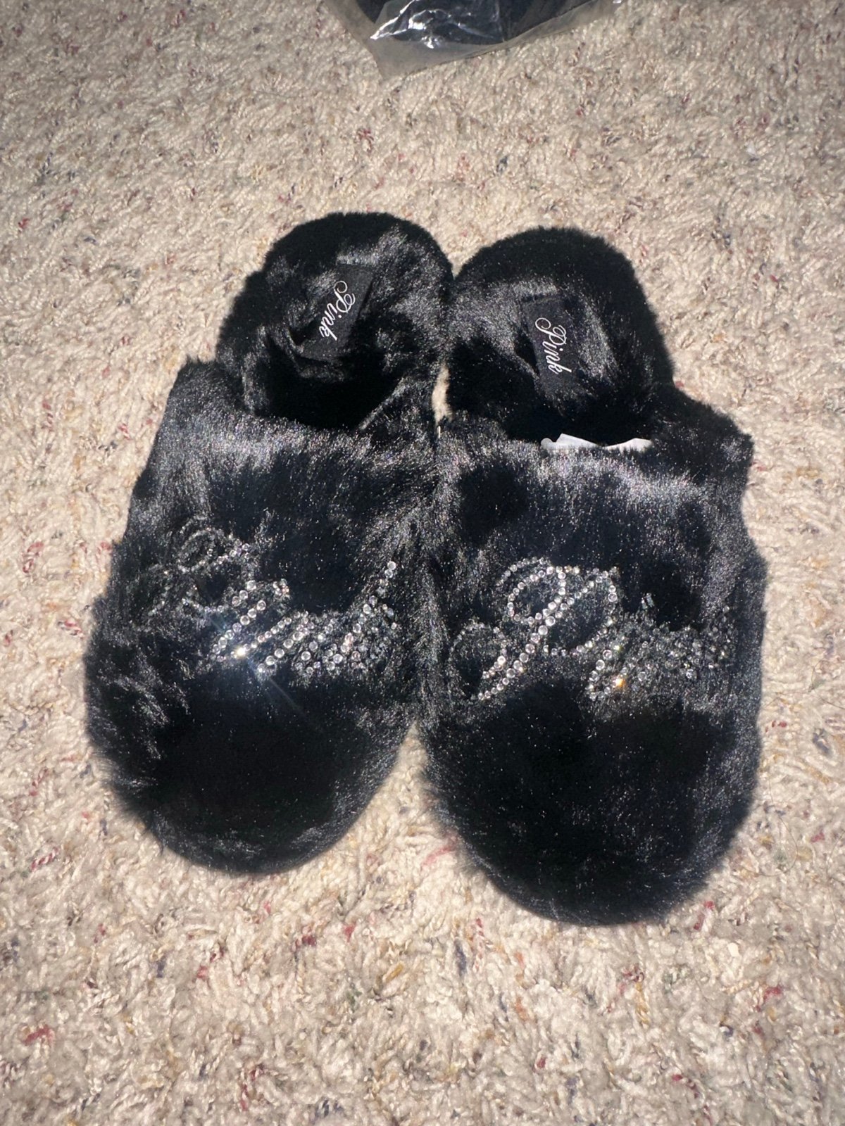 Slippers Slippers Victoria’s every bling diamond studded sexy shoes size large