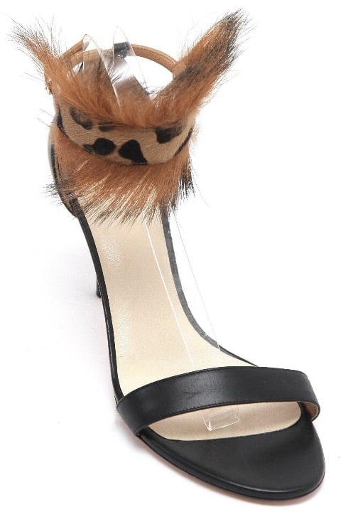 FRANCESCO RUSSO Sandal Black Leather 40