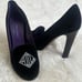 Ralph Lauren Purple Label ‘ Marion Black Velvet Pumps