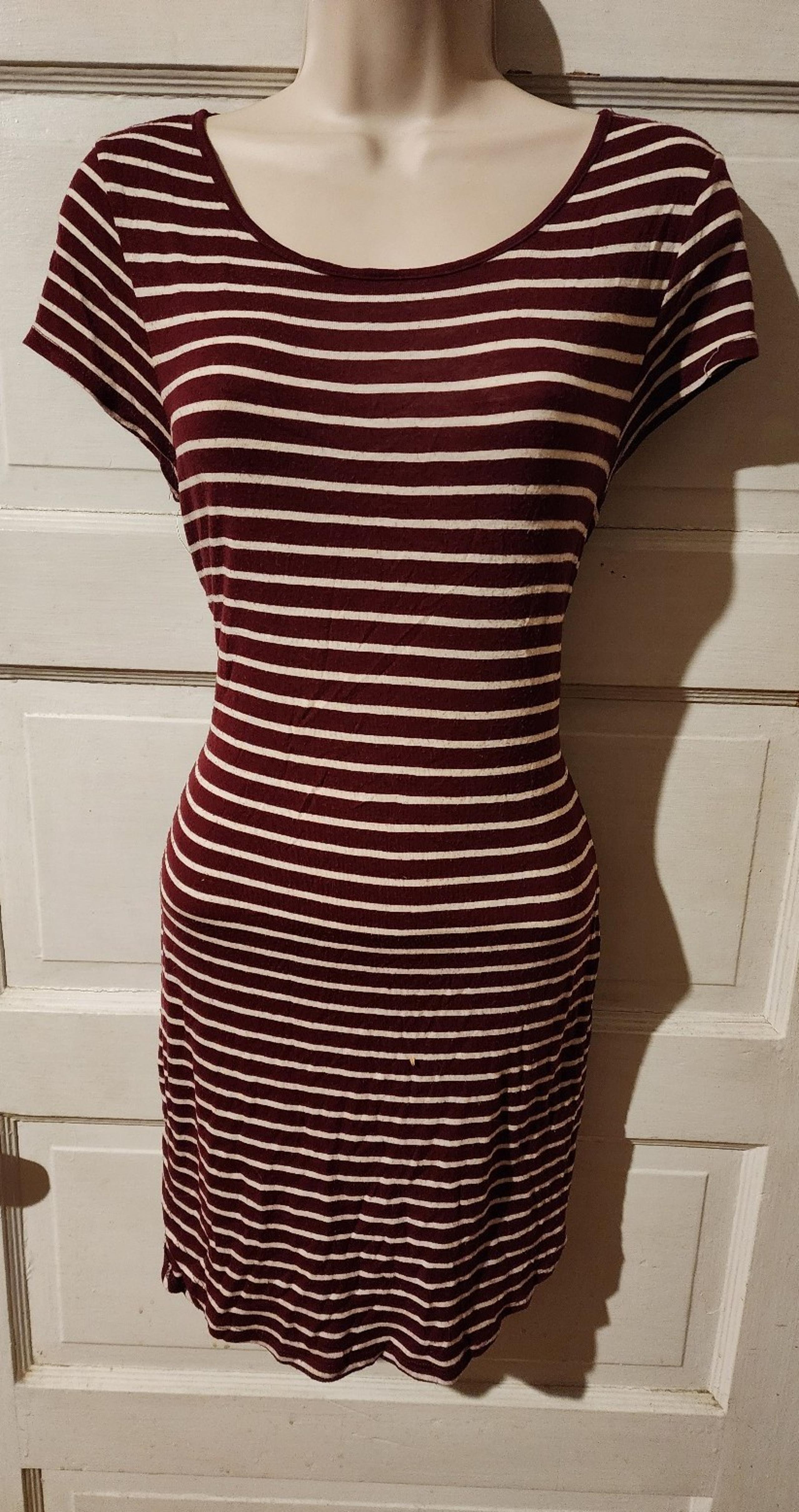 Poetry Small Short Sleeved Striped Dress