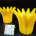 VINTAGE HTF MURANO SUNFLOWER VASES