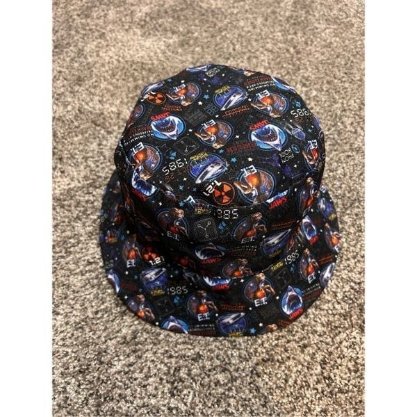 Universal Studios Jaws / ET / Back to the Future Retired Bucket Hat C17-20
