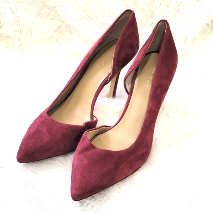 Ann Taylor D’Orsay Suede Heels