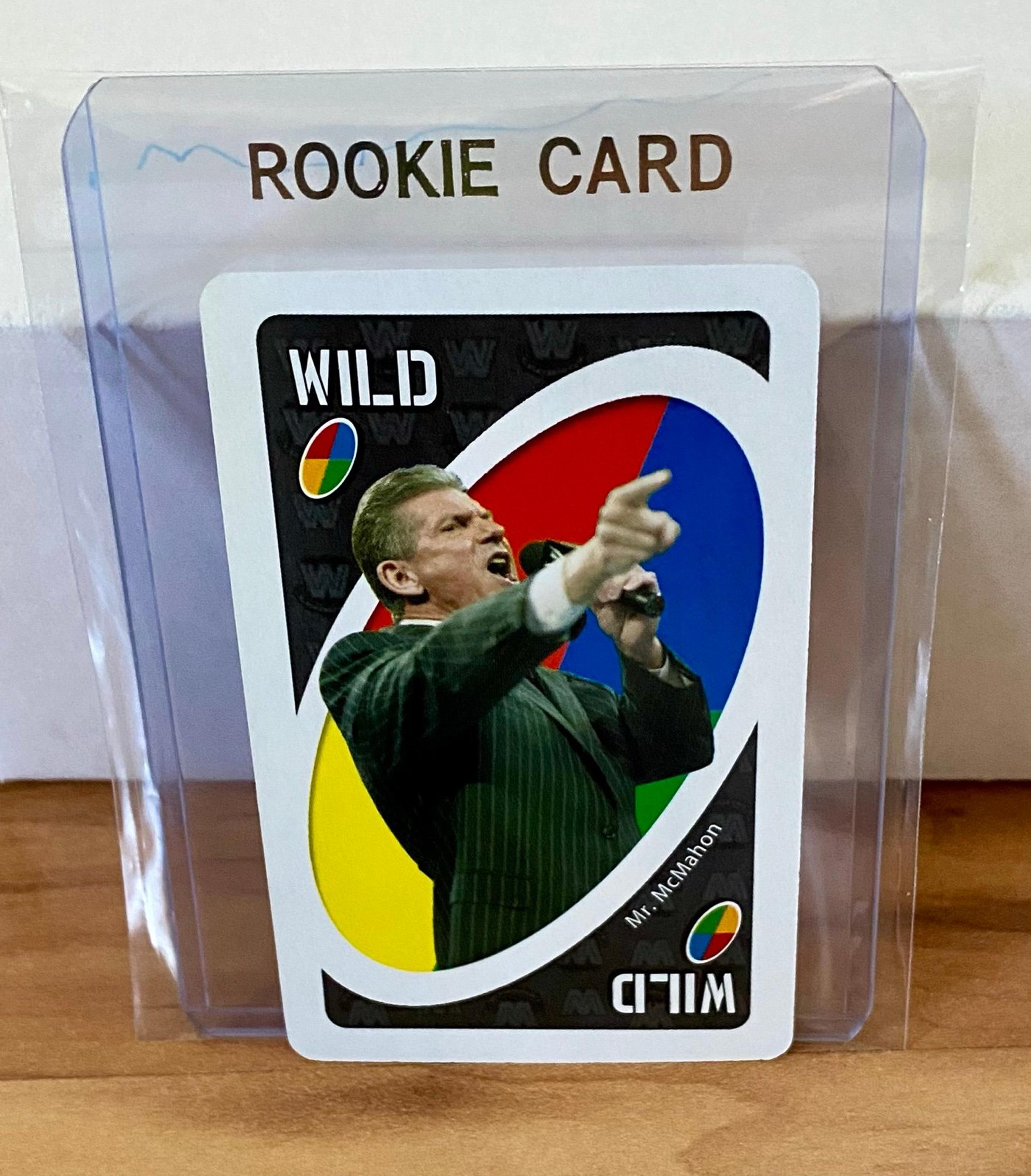 Vince McMahon WWE Legends Wild Card 2006 Mattel WWF Wrestling Rare Mint