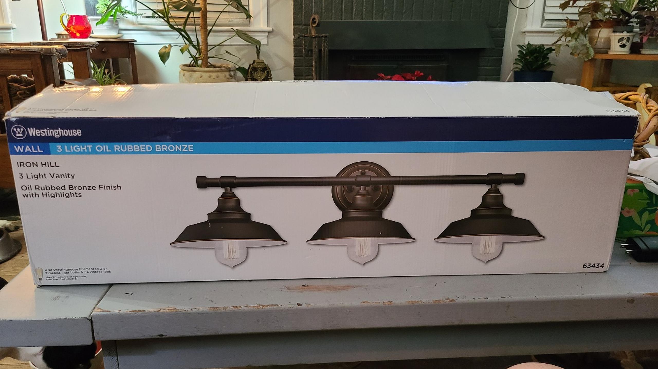 Westinghouse 3 Light Over The Sink Fixture