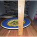 Furio La Primula 4 Piece Yellow & Blue Floral DINNER PLATE SET! Made in Italy