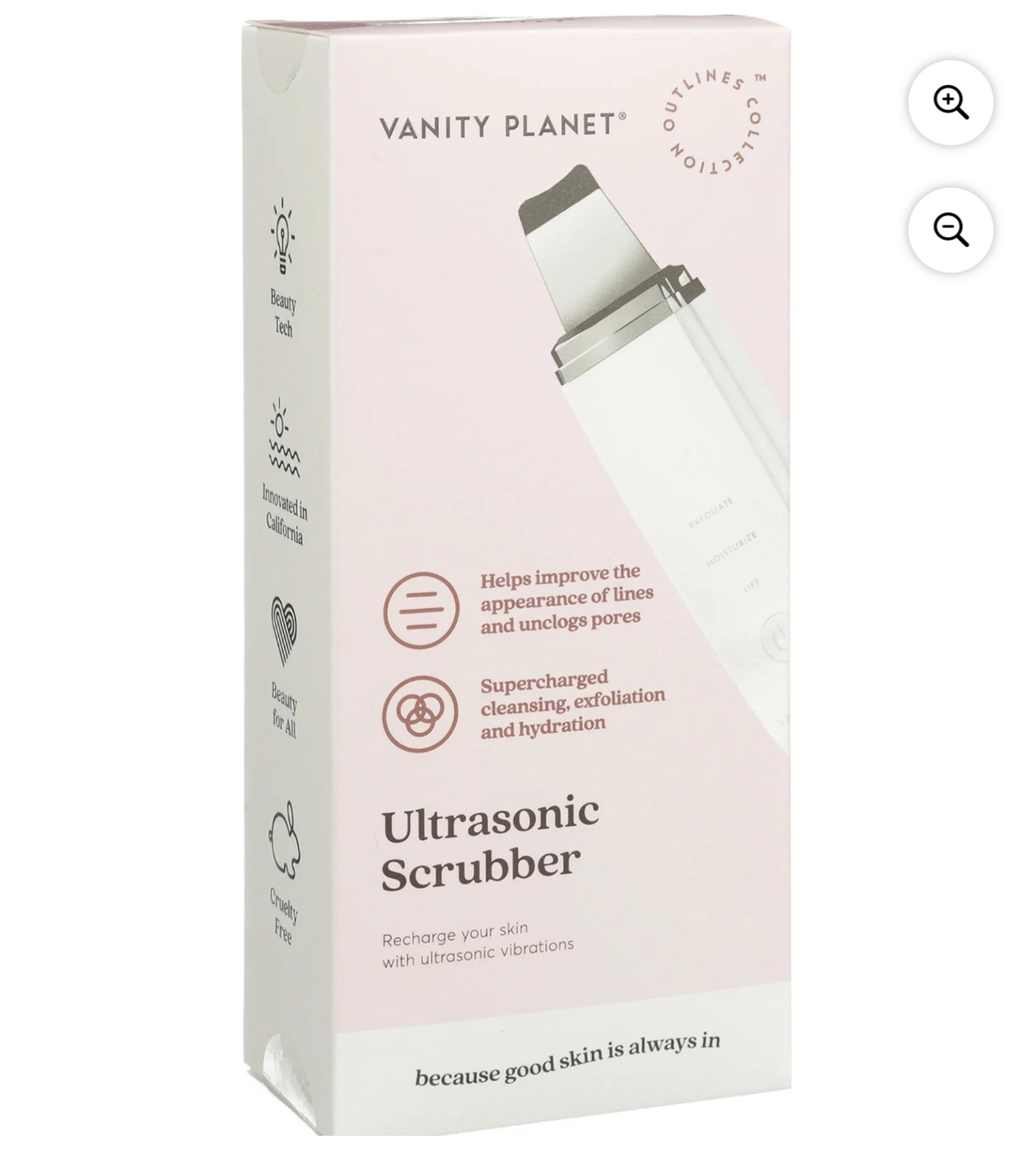 Vanity Planet Wireless Ultrasonic Exfoliating Skin Scrubber - NEW!