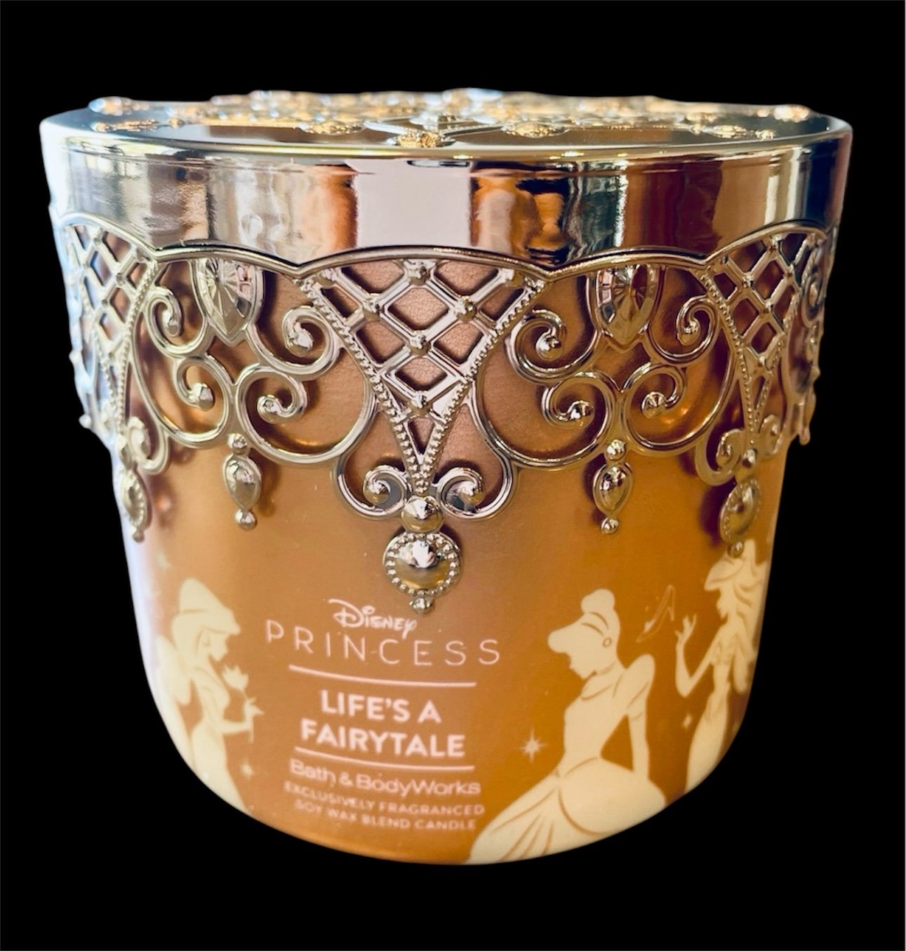“Life’s A Fairytale “ Disney Princess 3 wick candle BBW
