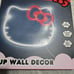 Hello Kitty Glowing Light Up Wall Decor LED USB Powered Red & White Lights