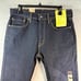 Levi's 506 Jeans Men's 33 x 32 Blue Denim Stretch Dark Wash Comfort Straight-Fit