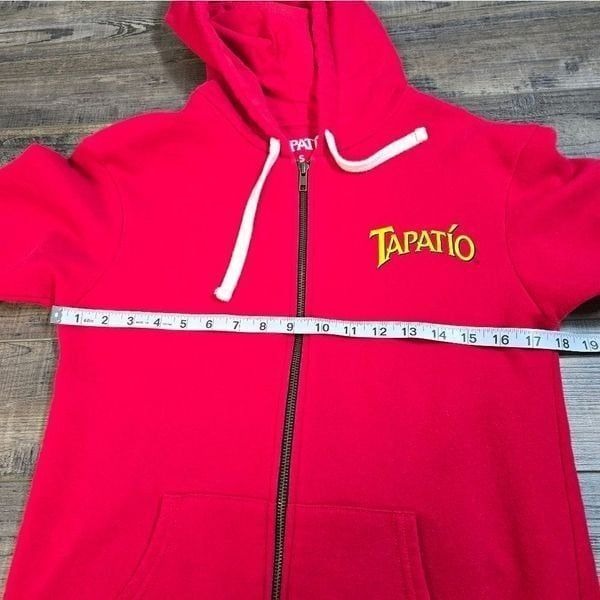 Unisex Small Salsa Tapatio Hot Sauce Zip-Up Hoodie in Red